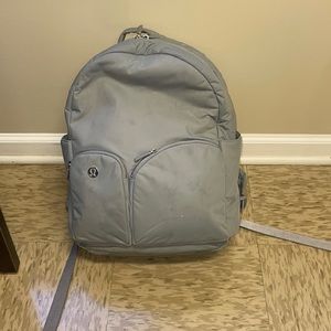 Grey lululemon book bag